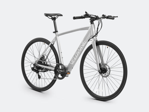 VELOWAVE Electric_Bicycles Spirit Electric Road Bike#color_silver