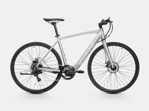VELOWAVE Electric_Bicycles Silver Spirit Electric Road Bike#color_silver