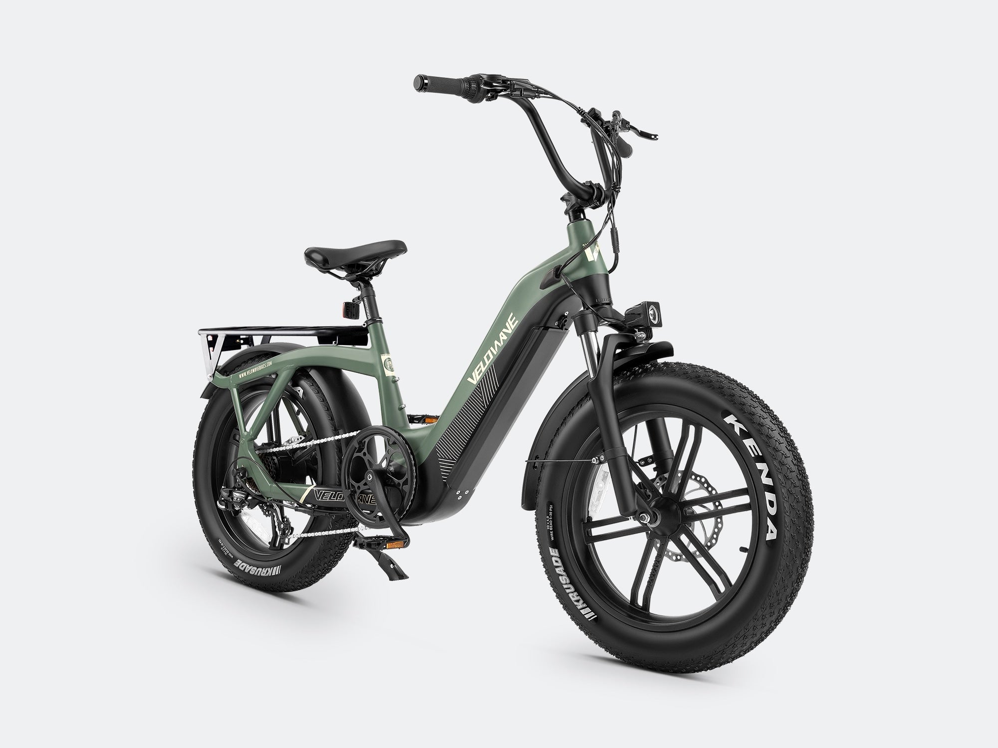 Velowave Pony Step Thru Ebike Seafoam Green