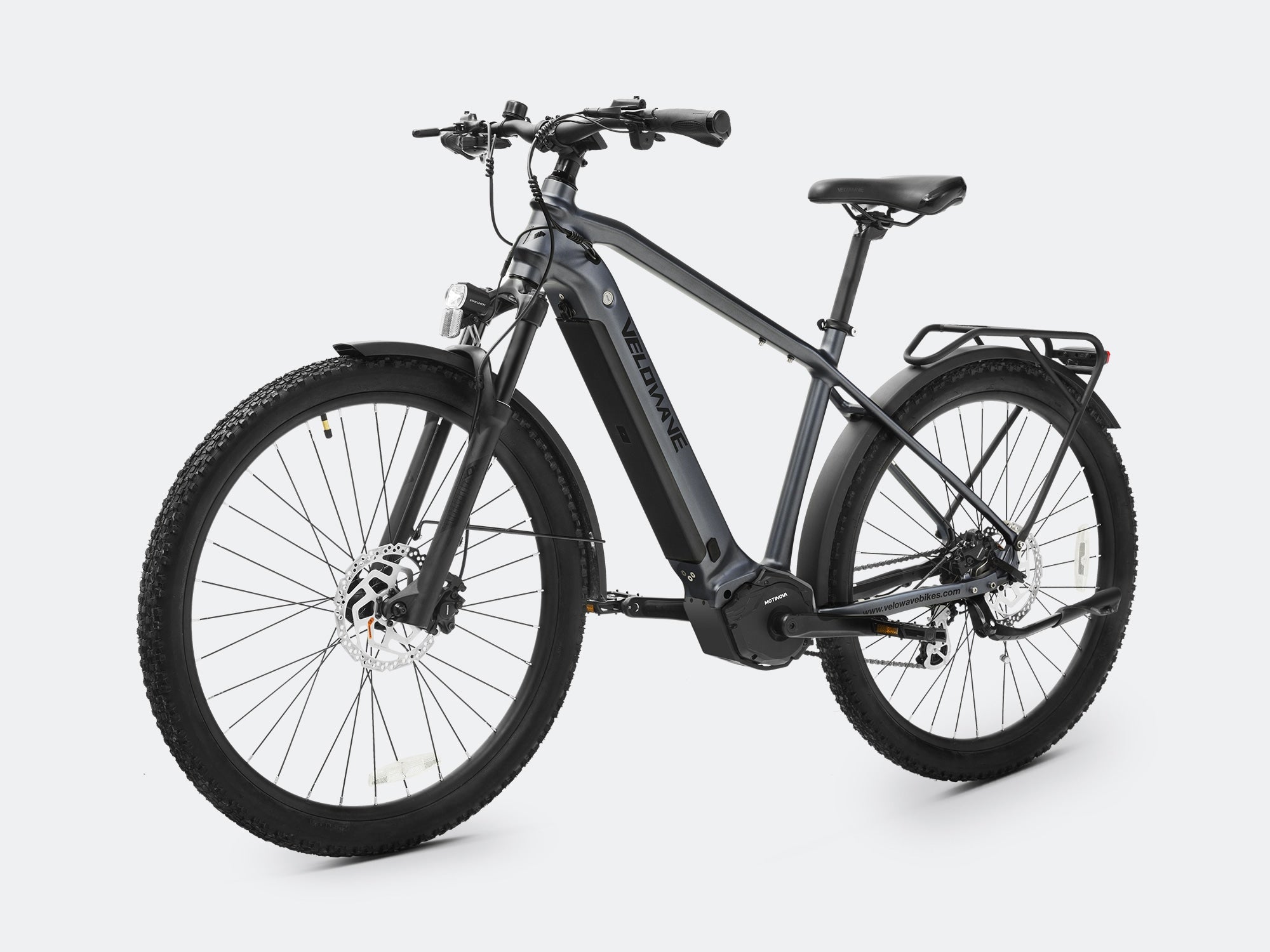 VELOWAVE Electric_Bicycles Swift M Mid-Drive Electric Bike#color_blue-gray