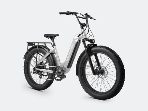 VELOWAVE Electric_Bicycles Ranger Step-Thru 2.0 Electric Bike#color_silver