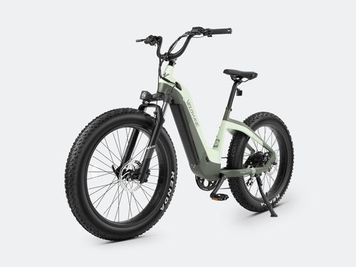 VELOWAVE Electric_Bicycles Grace 2.0 Step-Thru Electric Bike#color_mint-green