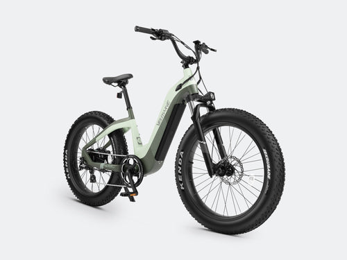 VELOWAVE Electric_Bicycles Grace 2.0 Step-Thru Electric Bike#color_mint-green