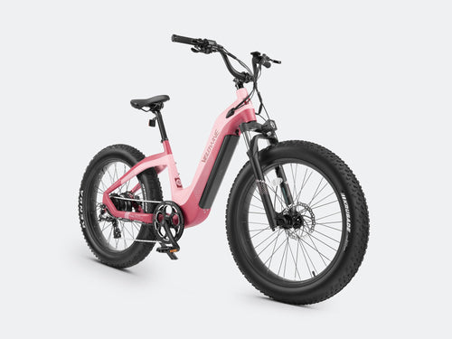 VELOWAVE Electric_Bicycles Grace 2.0 Step-Thru Electric Bike#color_macaron-pink