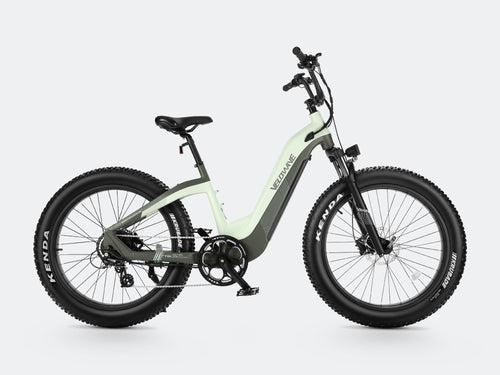 VELOWAVE Electric_Bicycles Mint Green Grace 2.0 Step-Thru Electric Bike#color_mint-green