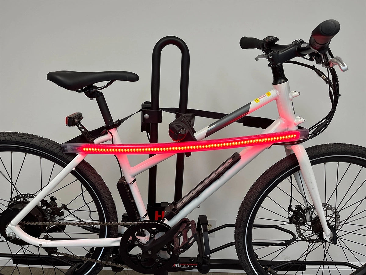 Bike carrier top light bar
