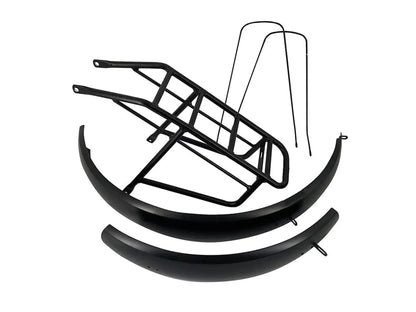 VELOWAVE Accessories Velowave Rear Rack & Fender Kit for Rover/Ranger Electric Bike