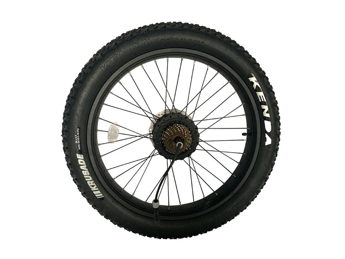 VELOWAVE Parts Rear Wheel with Motor & Disc Brake Rotor for Ranger Fat Tire Electric Bike