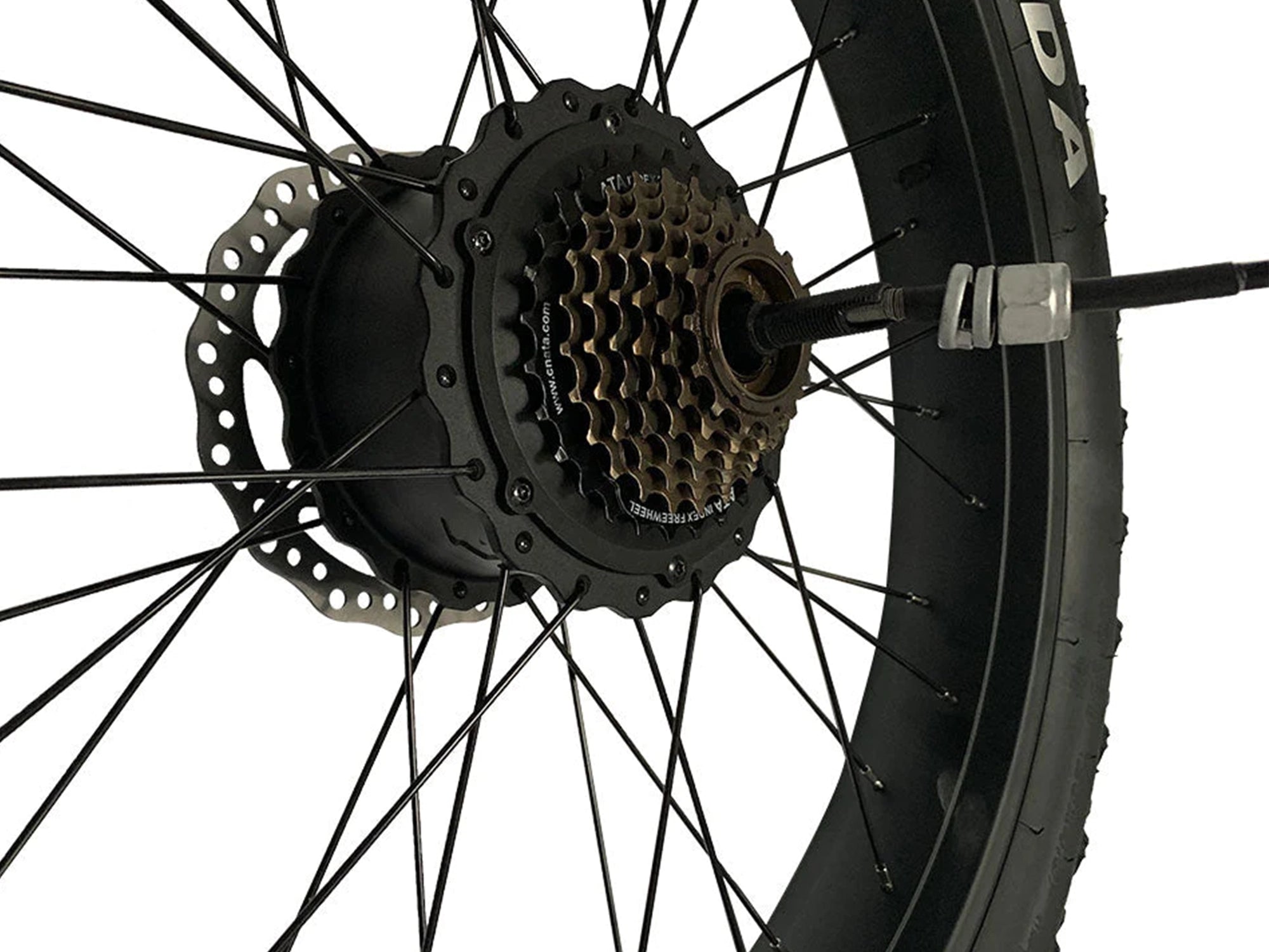 Rear Wheel with Motor Disc Brake Rotor for Ranger Fat Tire Electric
